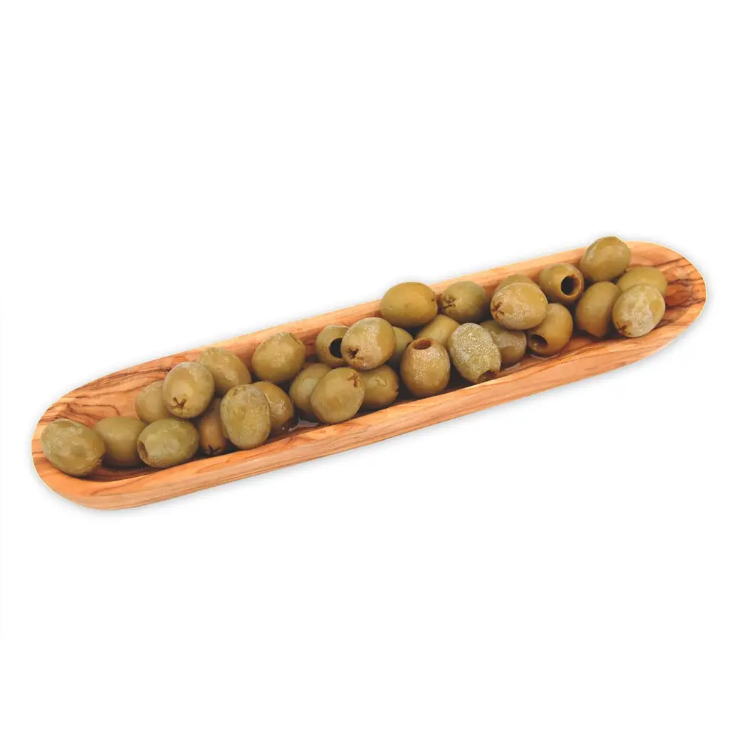 Olive boat (length approx. 25 cm) made of olive wood