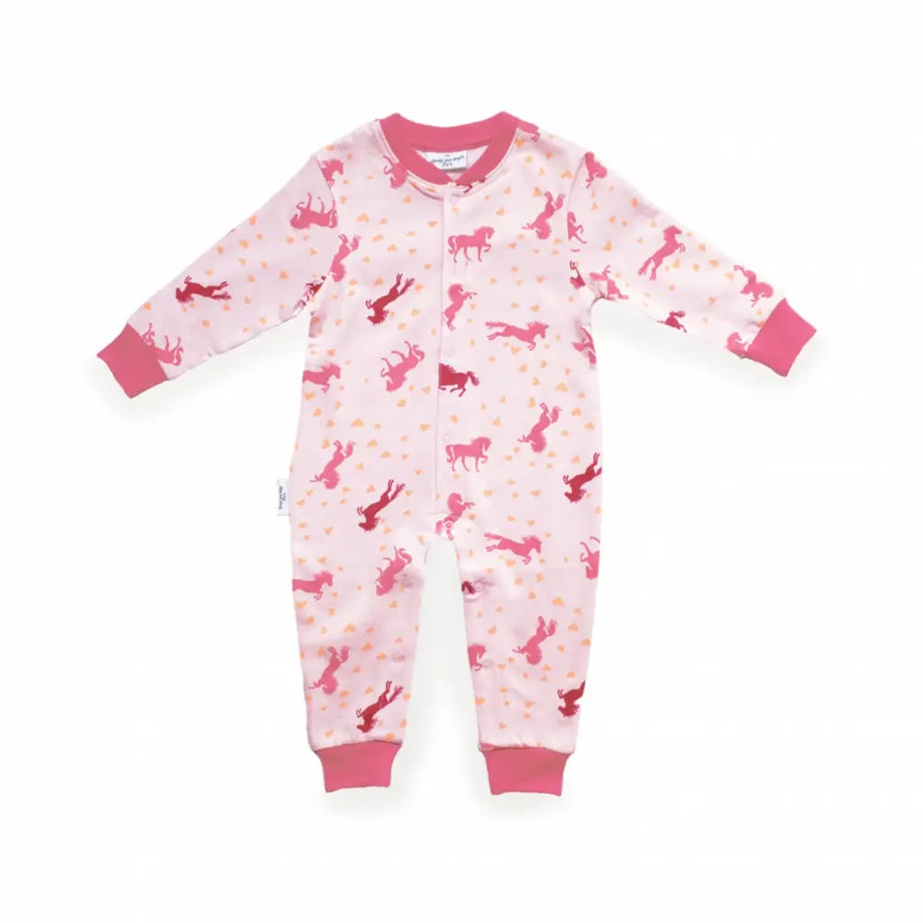 Horse Pink F&D Onesie Baby | Pink
