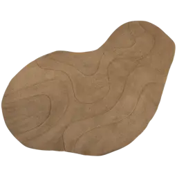 Alya rug organic pale brown 170x240cm