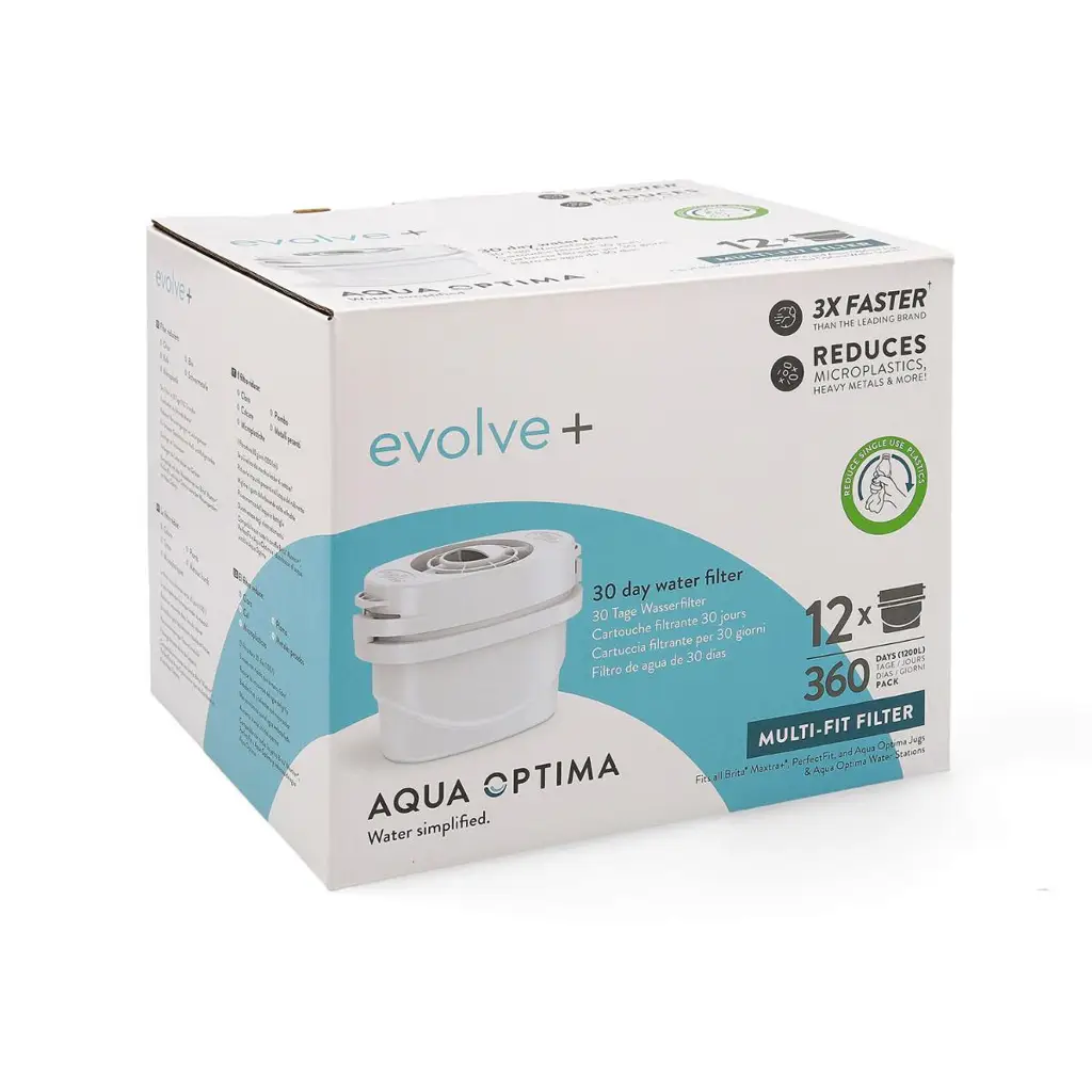 AQUA OPTIMA BOX OF 12 EVOLVE + FILTERS EPS217