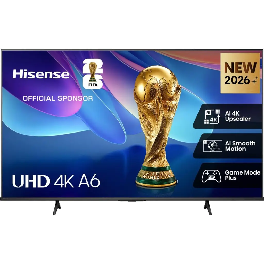 Hisense Smart TV 43 pulgadas 4K Ultra HD 43A6S HDMI μαύρο