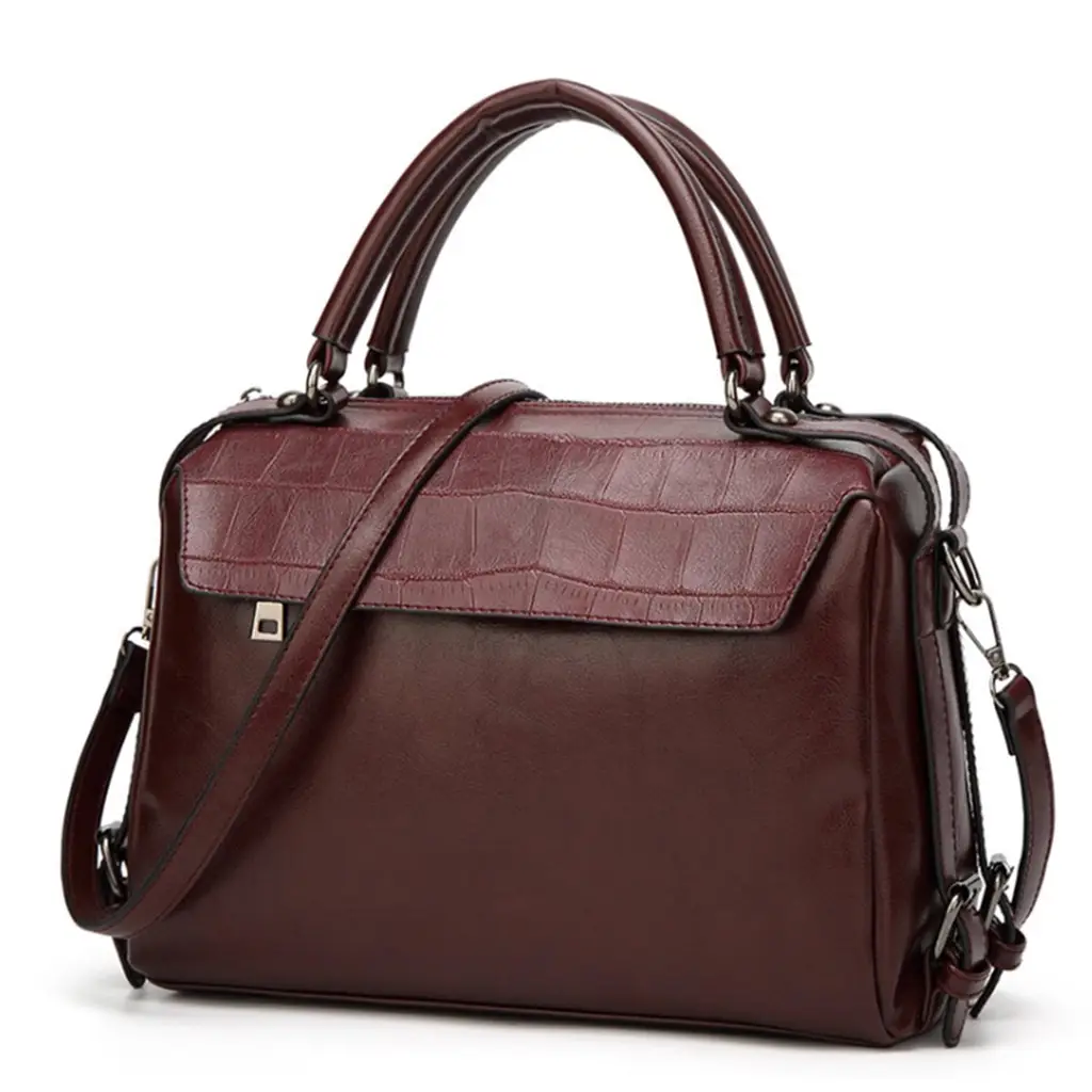 AnBeck Γυναικεία Elegant PU Leather Shoulder Bag / Top Handle (2 Color Options)