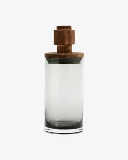 SALVIE GLASS STORAGE, SMOKE, L