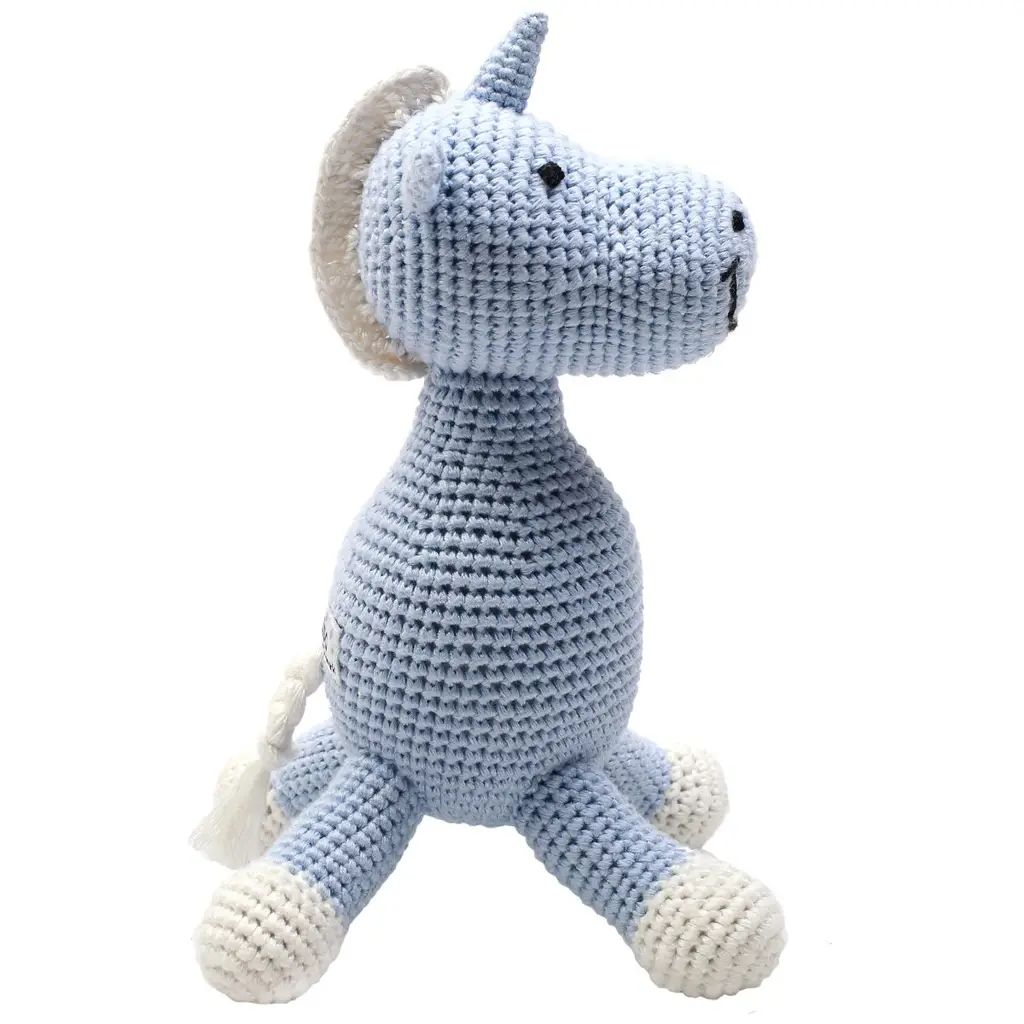 Teddy Bear - Light blue unicorn