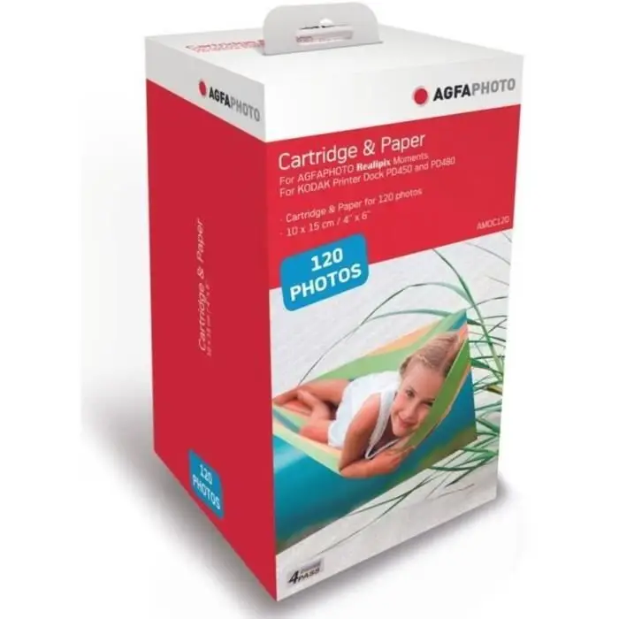 AGFA AMOC120 Photo Printer Cartridge Realpix Moment - 4 * 6 - 120