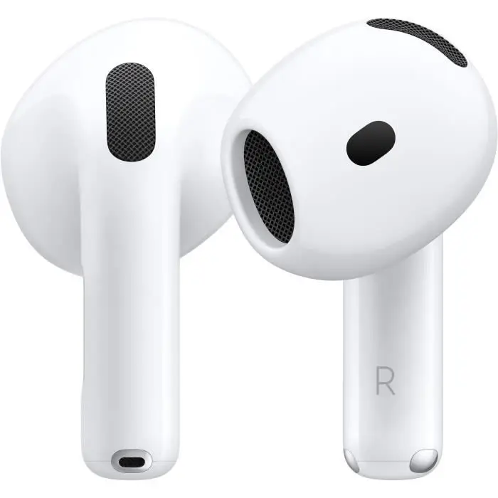 Apple AirPods 4 Écouteurs sans Fil, écouteurs Bluetooth, avec Réduction Active du Bruit, Audio adaptatif, Mode Transparence, Audio Spatial personnalisé, boîtier de Charge USB-C, Recharge sans Fil