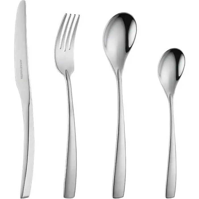 Arthur Martin AM3630 Ménagère 24 pièces Set de couverts de table acier inox pour 6 personnes
