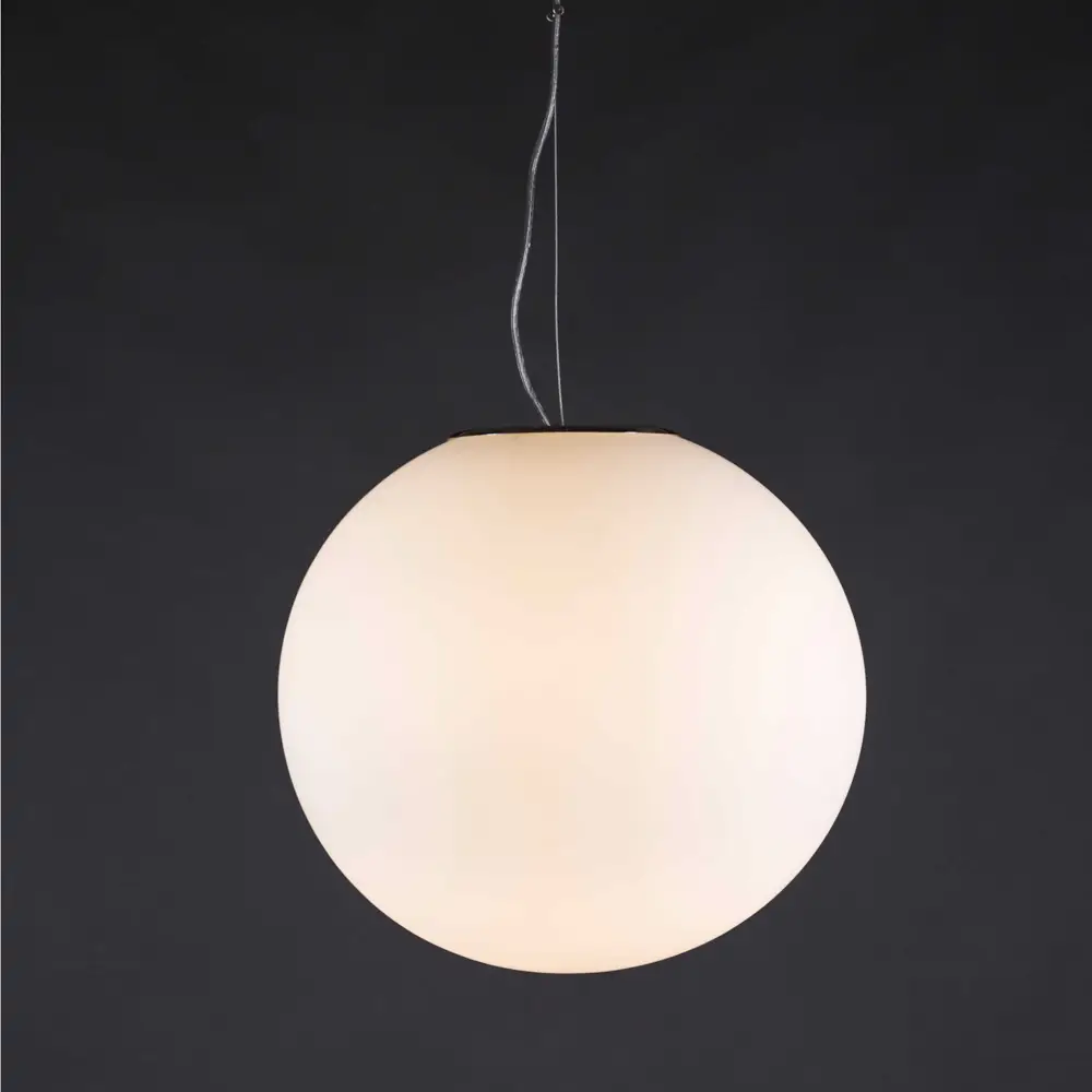 Single-light pendant light made of glass - BALL 820
