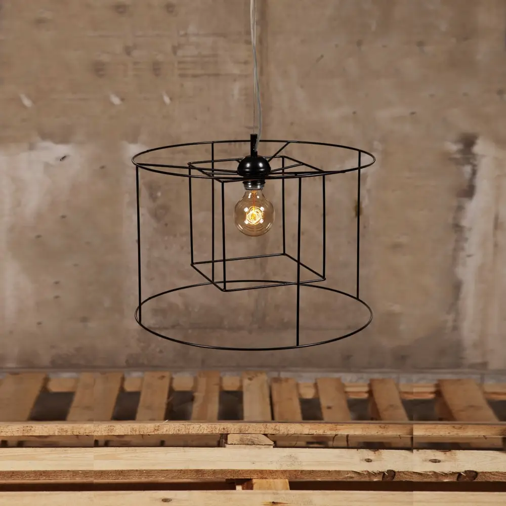 Single-light industrial-style light fixture - BARC 23
