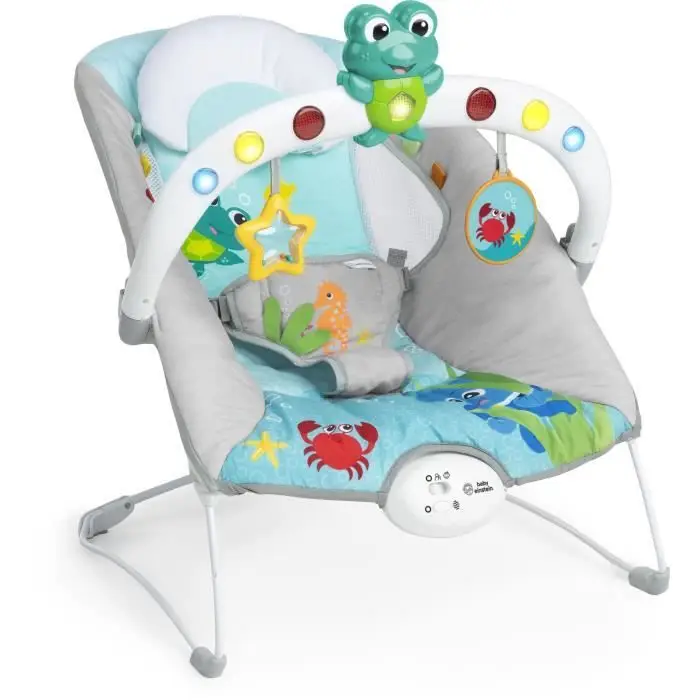 Baby Einstein, Tambourin Tiny Tempo, Jouet Musical, Apprentissage des chiffres couleurs & formes - A partir de 3 mois