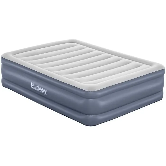 Bestway 80" x 60" x 20"/2.03m x 1.52m x 51cm Tritech Air Mattress Queen Built-in AC Pump