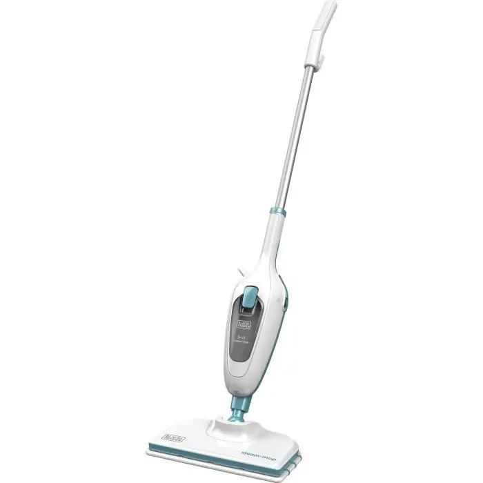 Black & Decker FSMH13E5 Nettoyeur Vapeur Blanc, Bleu