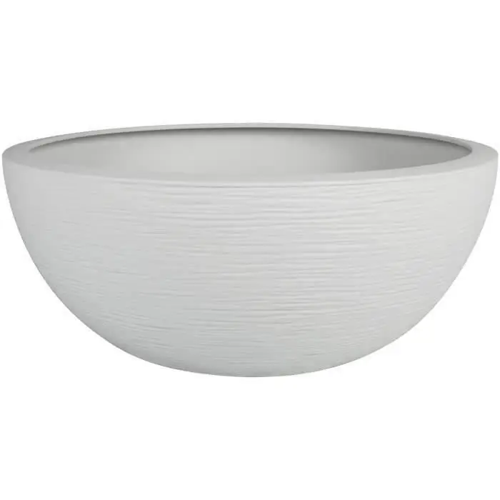 Pot de fleur Vasque Graphit Blanc cérusé - Eda