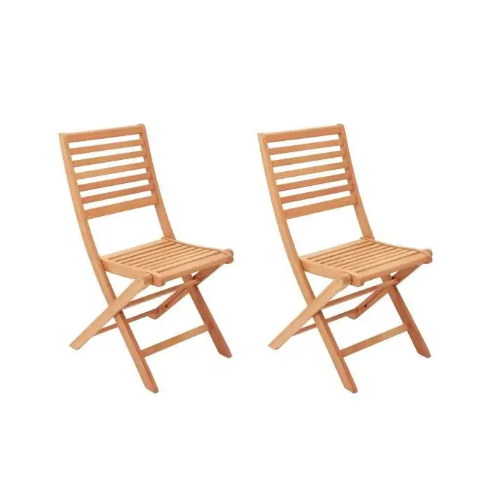BigBuy Home Lot de 2 chaises de Jardin 57 x 46,5 x 90 cm 57,5 x 46,5 x 90 cm