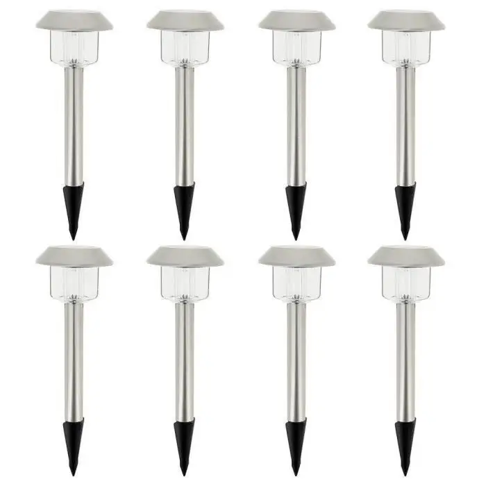 ALESIA Lot of 8 solar beacons - cold white LED