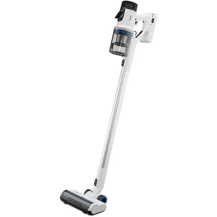 MEDION P400 W+ Aspirateur à main avec fonction balayage (sans fil, sans sac, technologie cyclonique, 400 watts, aspirateur à manche 2en1, batterie, capteur de poussière, HEPA H13, écran tactile LED, b