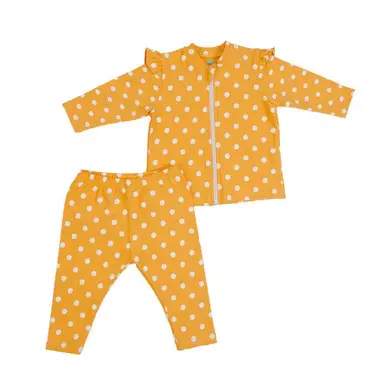 15519 - Φόρμα jogging (ζακέτα + κολάν) - AW 22-23 Yellow