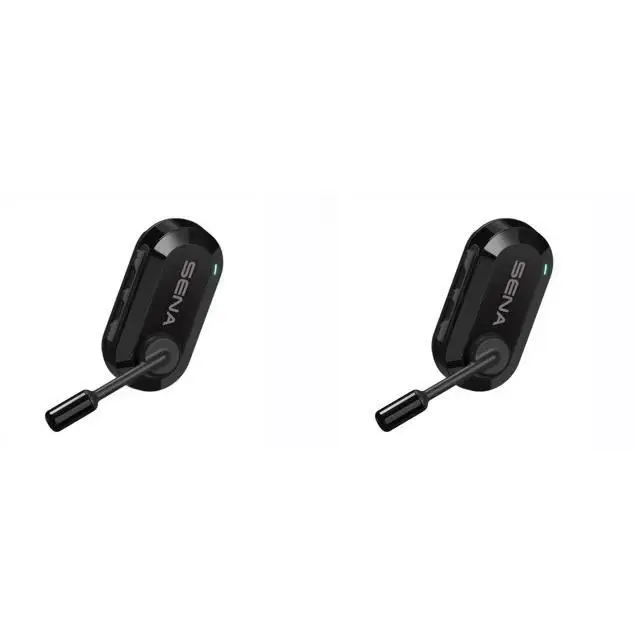 SENA BiKom 20 Système de Communication Mesh pour activités en Plein air, léger ne pesant Que 20 grammes (Noir, Pack Double)