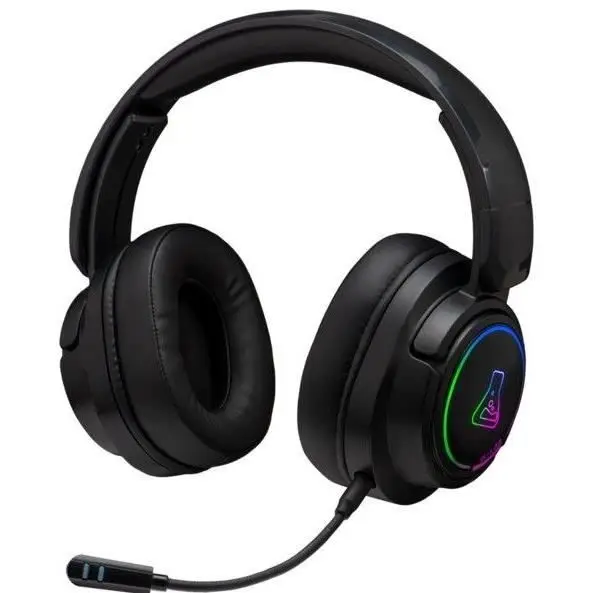 Wireless Gaming Headset - The G-Lab - KORP IRIDIUM - Microphone - RGB - PC/PS4/Xbox One - Black