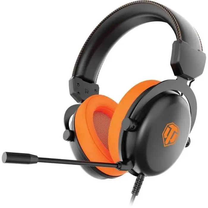 Yenkee Commander Casque Gaming USB, Son Surround Virtuel 7.1, Microphone, Rétroéclairage, 2m YHP WT300