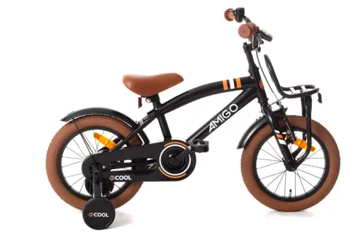 2Cool 14 Inch Boys Coaster Brake Black