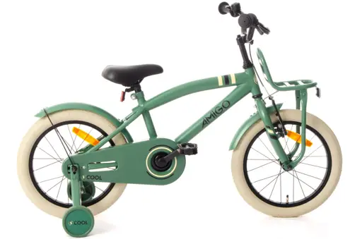 2Cool 16 Inch Boys Coaster Brake Green