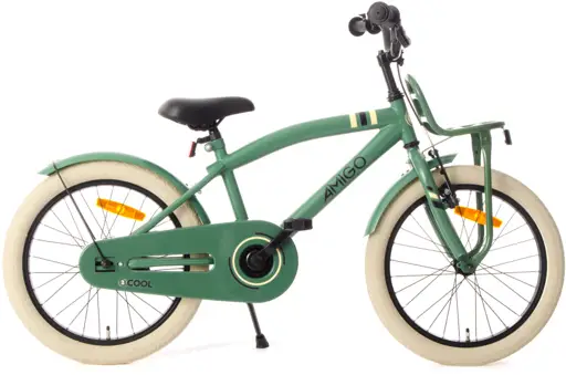 2Cool 18 Inch Boys Coaster Brake Green