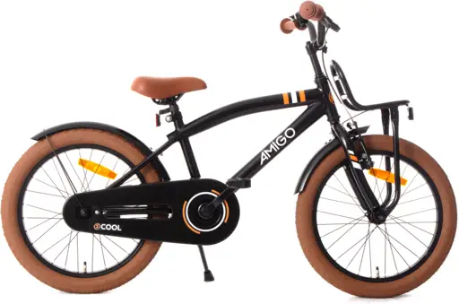 2Cool 18 Inch Boys Coaster Brake Black