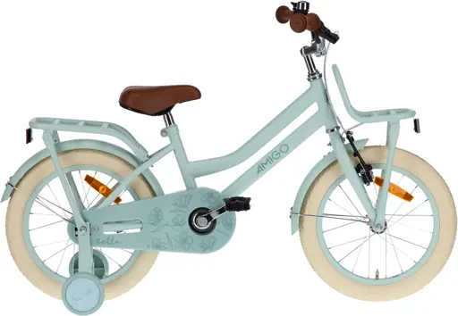 Bella 16 Inch Girls Coaster Brake Green