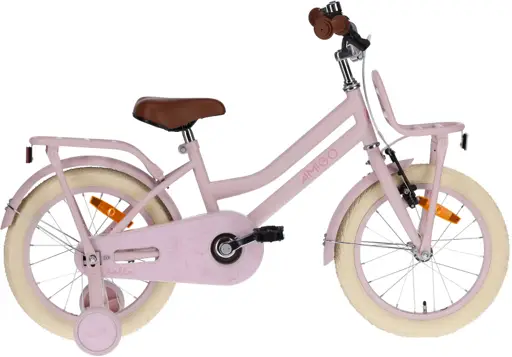 Bella 16 Inch Girls Coaster Brake Pink