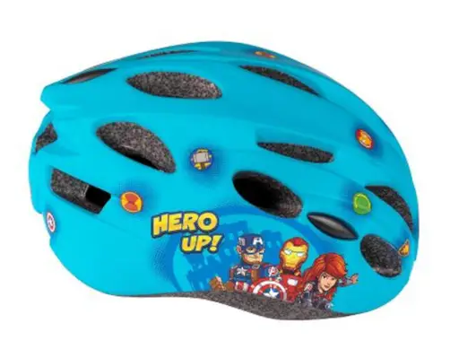 Avengers Bicycle Helmet Junior In-Mold blue size 52-56